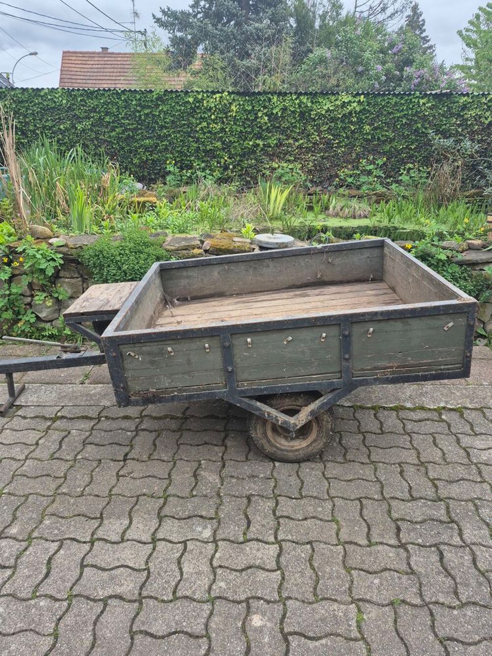 Remorque pour motoculteur Jardin