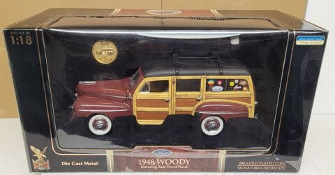 FORD WOODY 1948 YAT-MING,1/18èm 2001 en boite Thiais (94)
