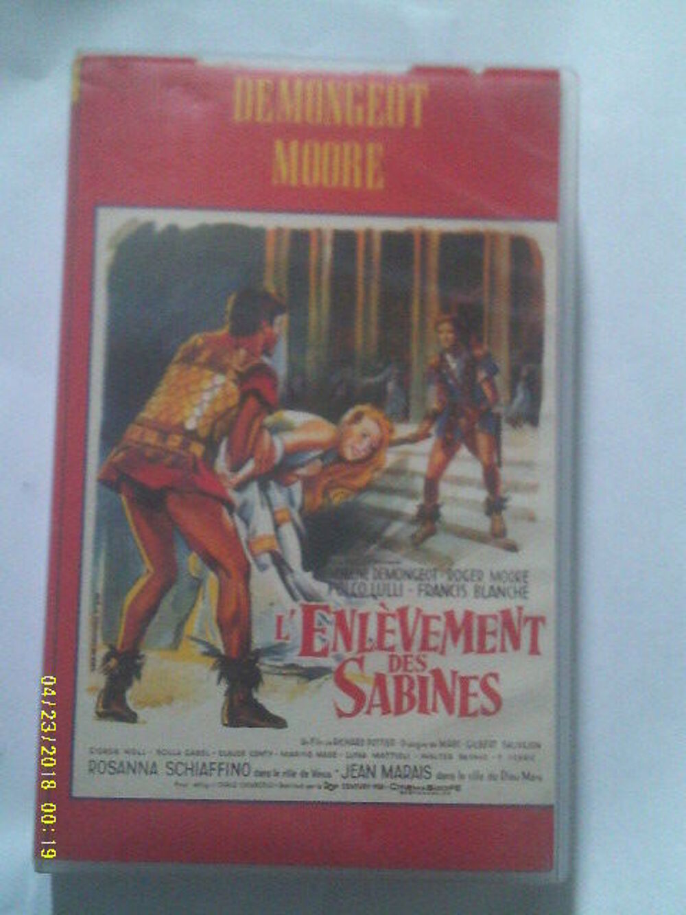 L ENLEVEMENT DES SABINES avec DVD et blu-ray