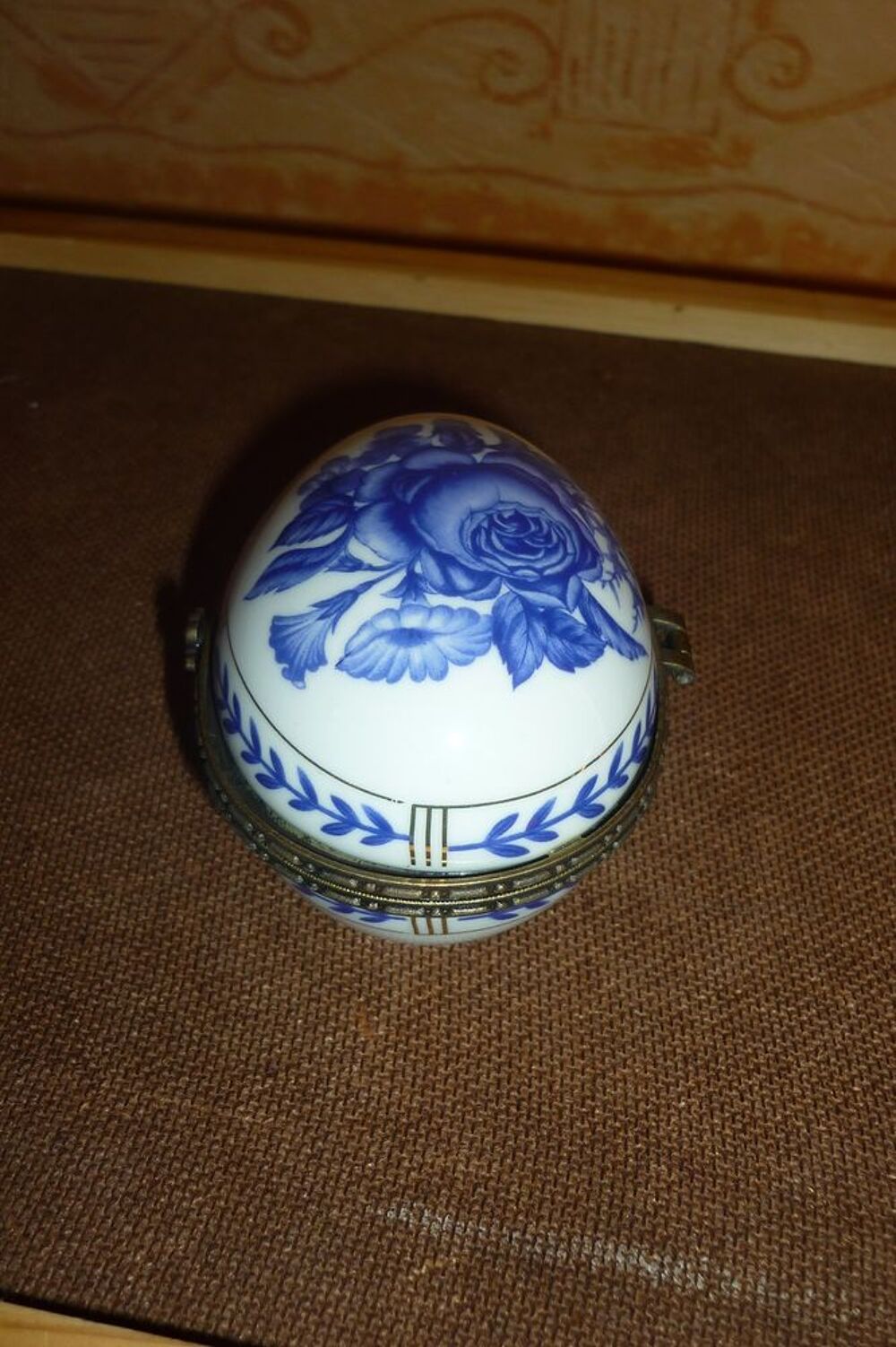 Oeuf coffret &agrave; bijoux Décoration
