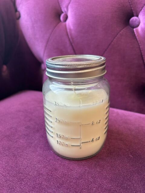 Bougie blanche 350 ml Menton (06)
