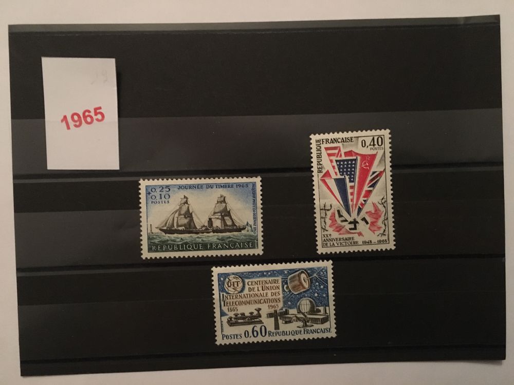 Timbres de collection de France ** Neufs 1965 