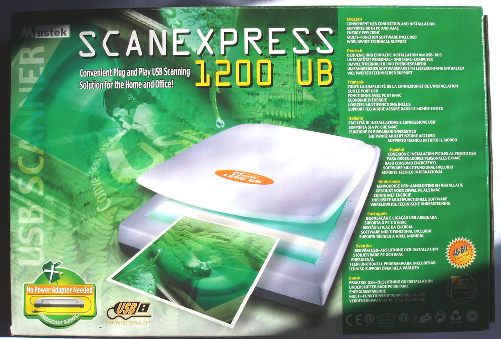 Scanner Mustek SCANEXPRESS 1200 UB Matriel informatique