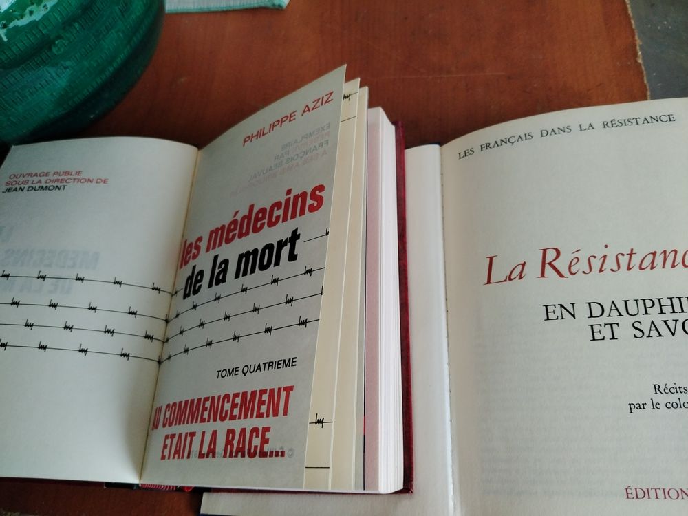 un lot de 14 livres sur la d&eacute;portation ,MEDECIN DE LA MORT Livres et BD
