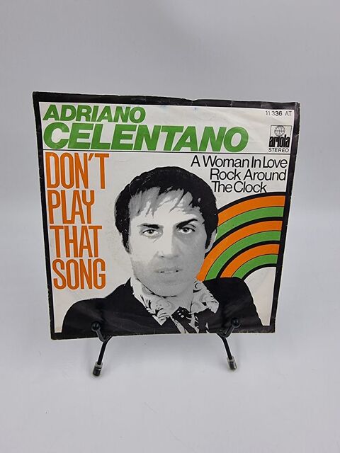 Vinyle 45 tours Adriano Celentano : Don't Play That Song 2 Vulbens (74)
