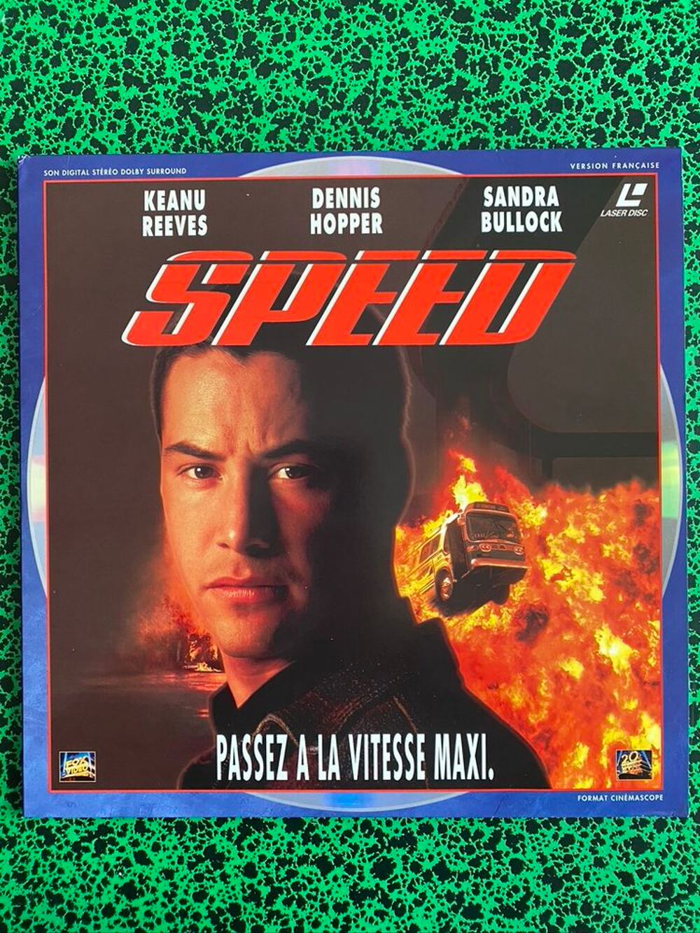 SPEED _Keanu Reeves_Dennis Hopper_Sandra Bullock_ Laserdic DVD et blu-ray