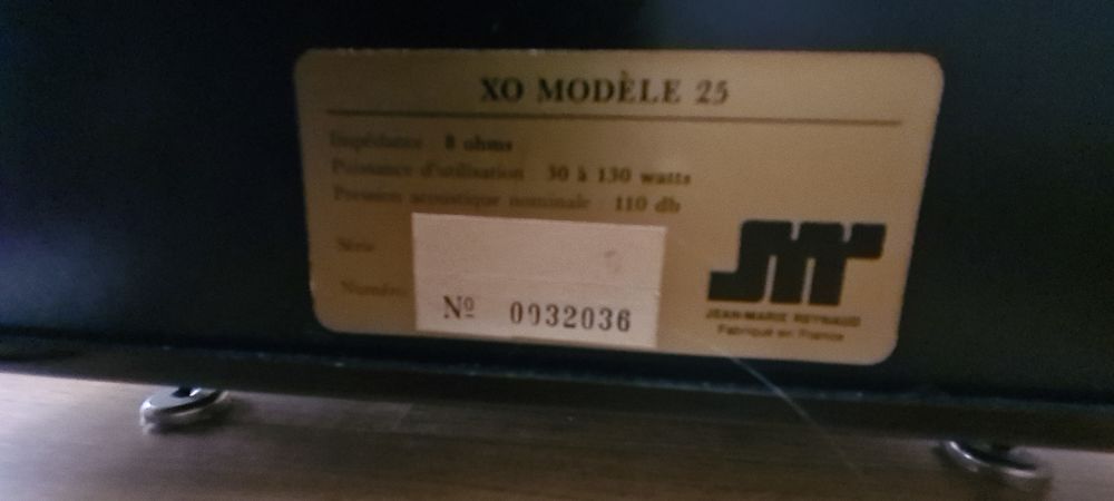 Enceintes JMReynaud XO 25 Audio et hifi