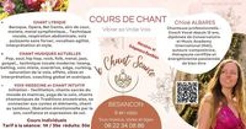   Cours de chant individuels - tous niveaux et styles 