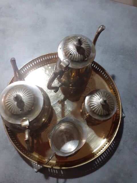 Service �    Th� antique en laiton 70 Lab�ge (31)