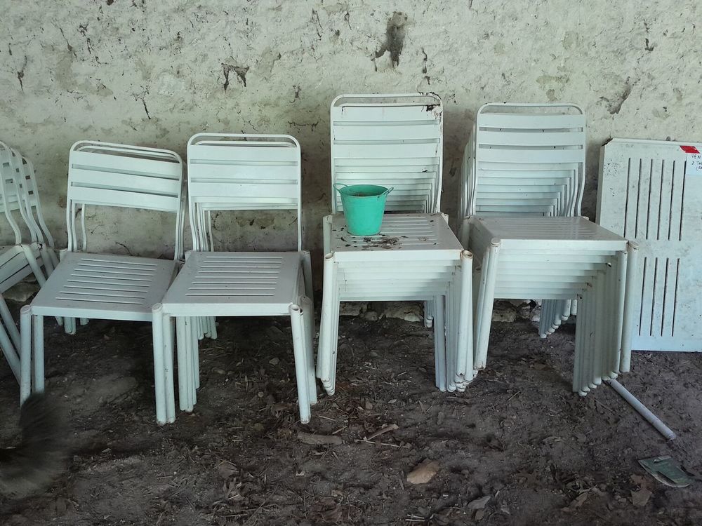 CHAISES M&Eacute;TALLIQUE Jardin