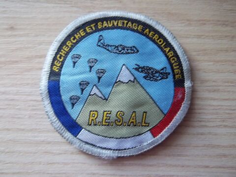 écusson RESAL Recherche Secours AéroLarguée Afghanistan 9 Valognes (50)