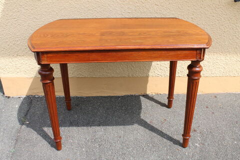 TABLE CHÊNE D'APPOINT TBE PIEDS RONDS. 60 Éloie (90)