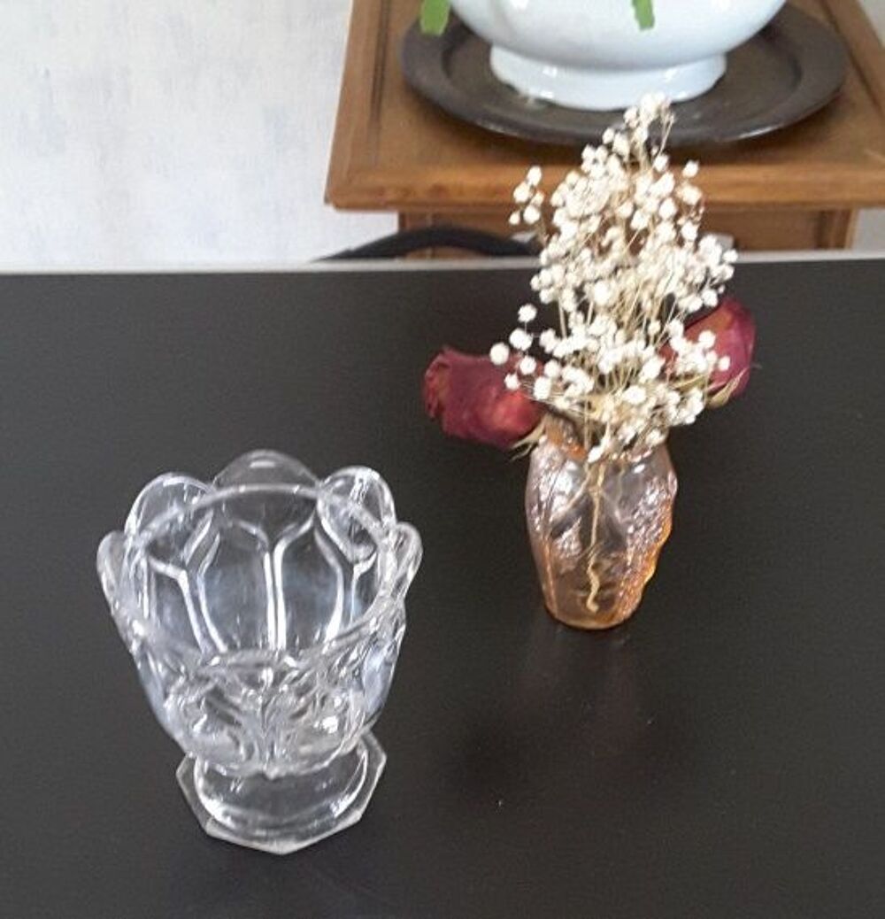 Vase ou coupe en verre ? Ancien Décoration