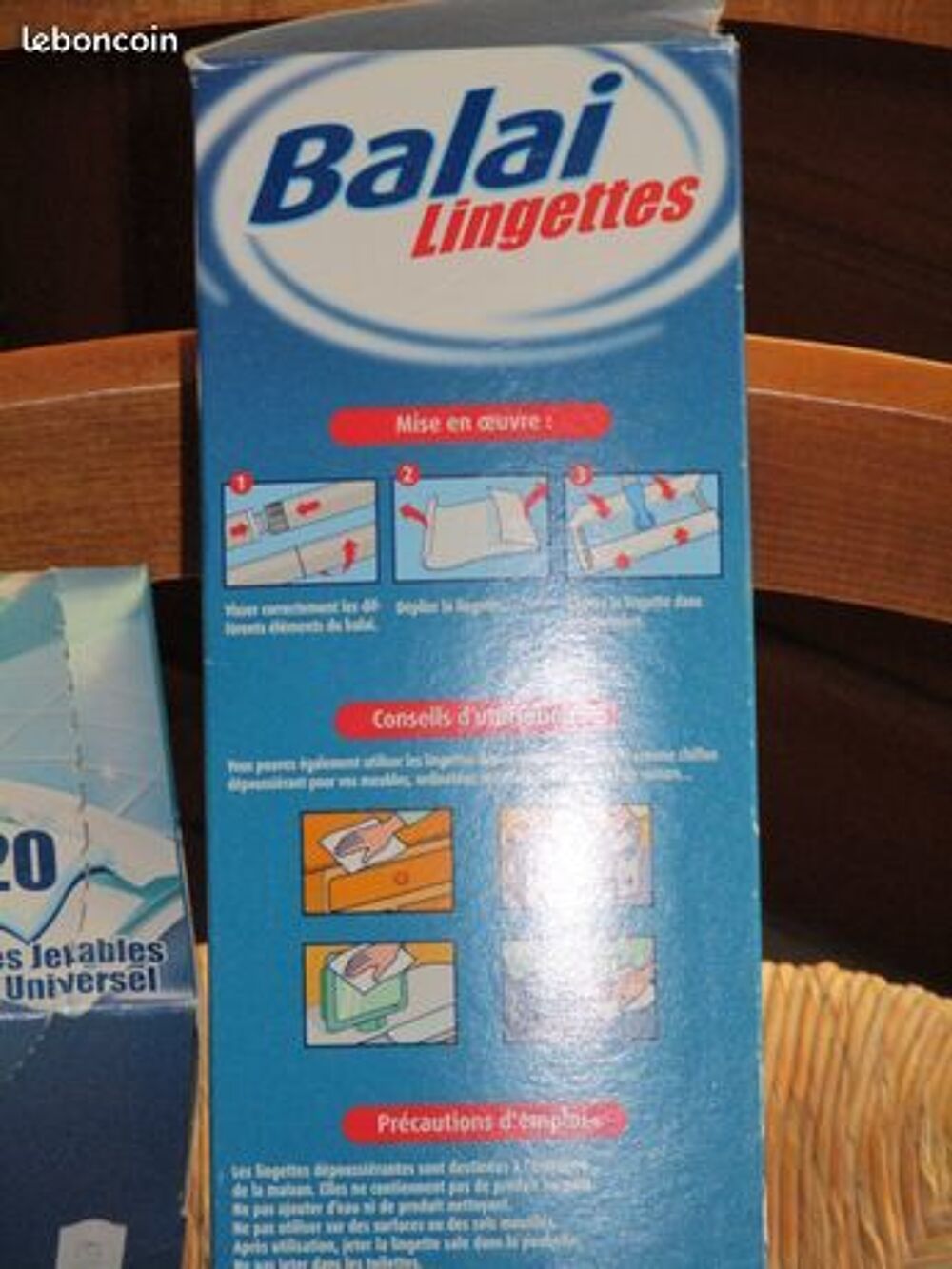 Ballai d&eacute;montable et lingettes Décoration