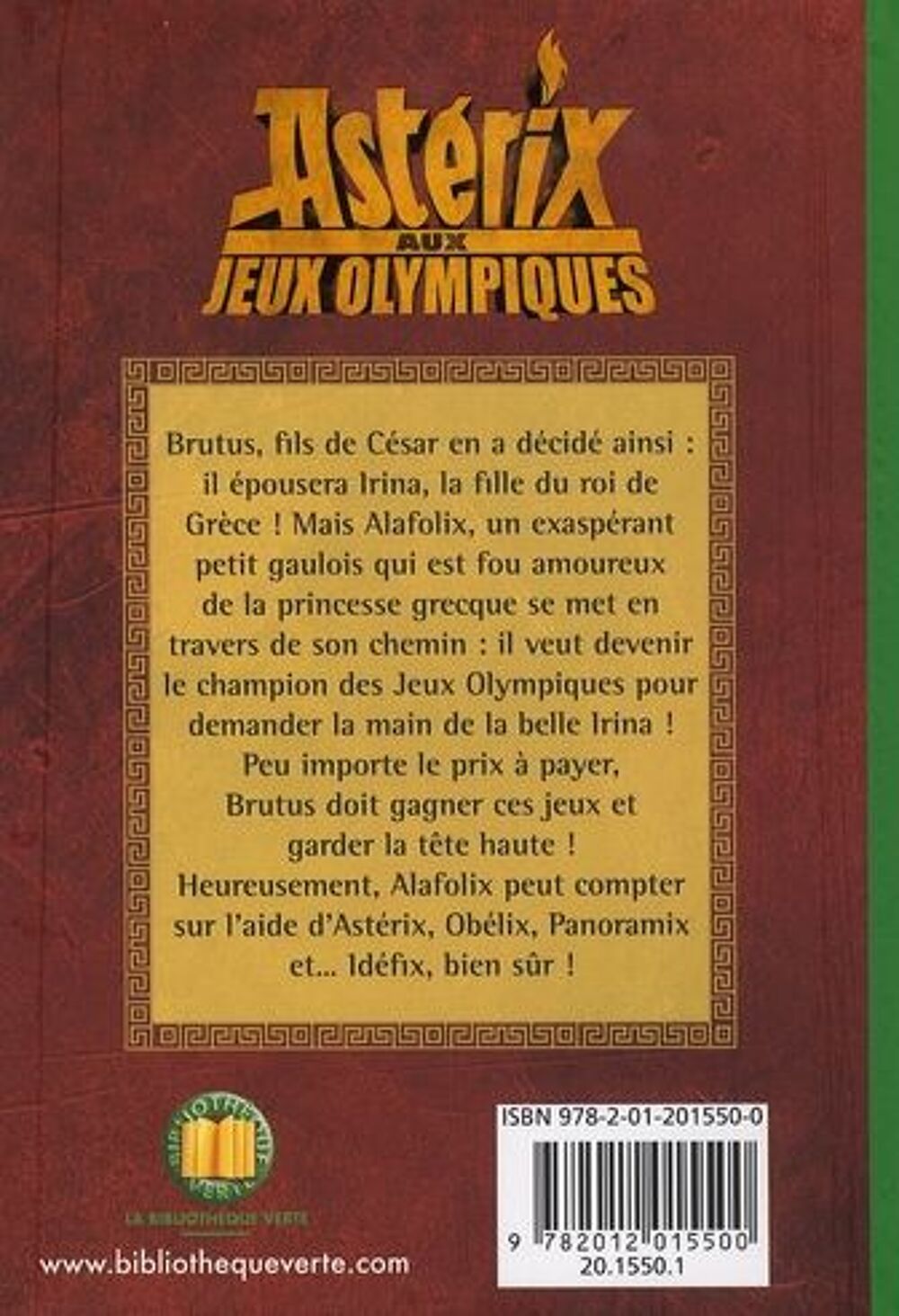 bibliotheque verte - Ast&eacute;rix aux jeux olympiques Livres et BD
