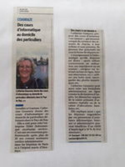   Initiation � l'informatique pour seniors � domicile 