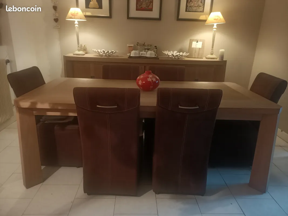 Salle &agrave; manger Bois Massif Meubles