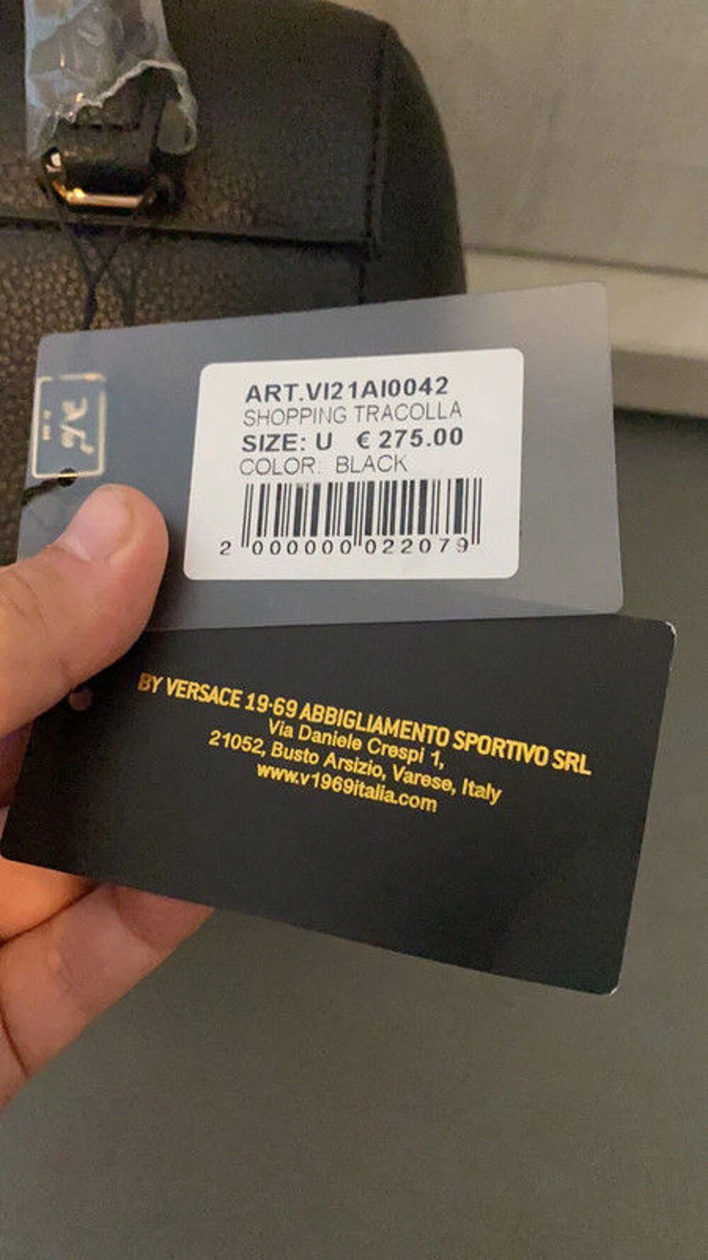 Sac VERSACE NEUF avec &eacute;tiquette.
Maroquinerie