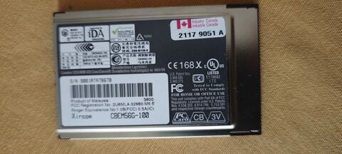 Xircom CardBus Ethernet 10/100 Modem 56 - 32-bit 10 Paris 13 (75)
