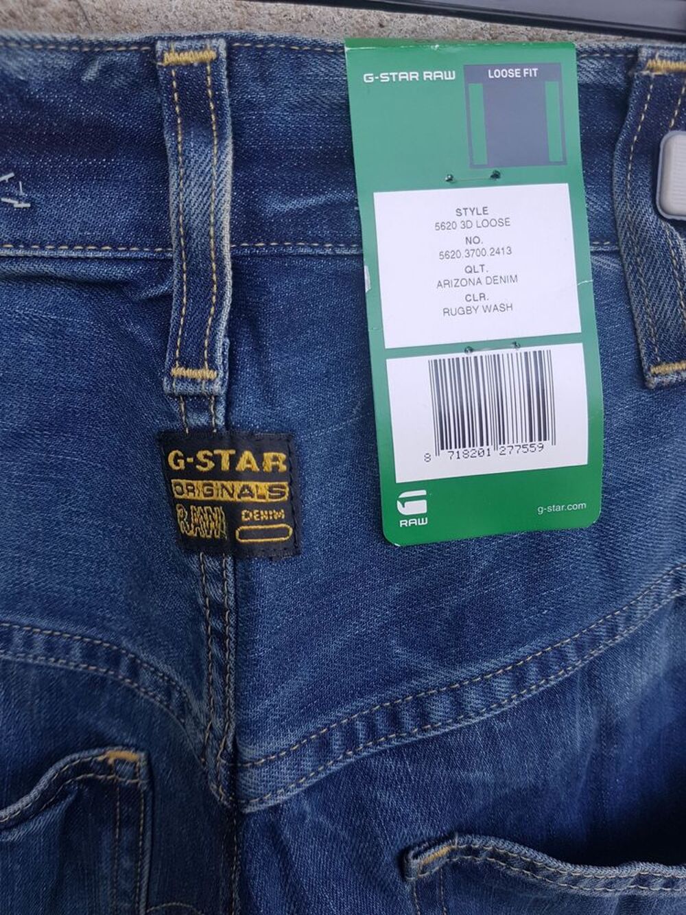 JEAN GSTAR RAW W30L32 Vêtements