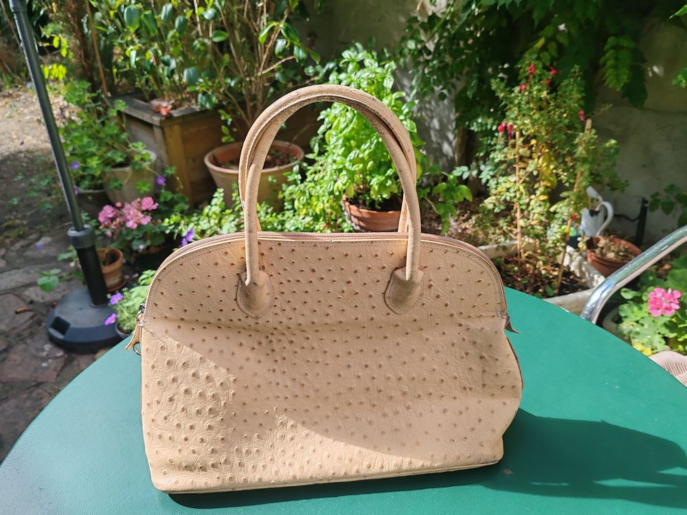 Sac en cuir - blanc cr&egrave;me Maroquinerie