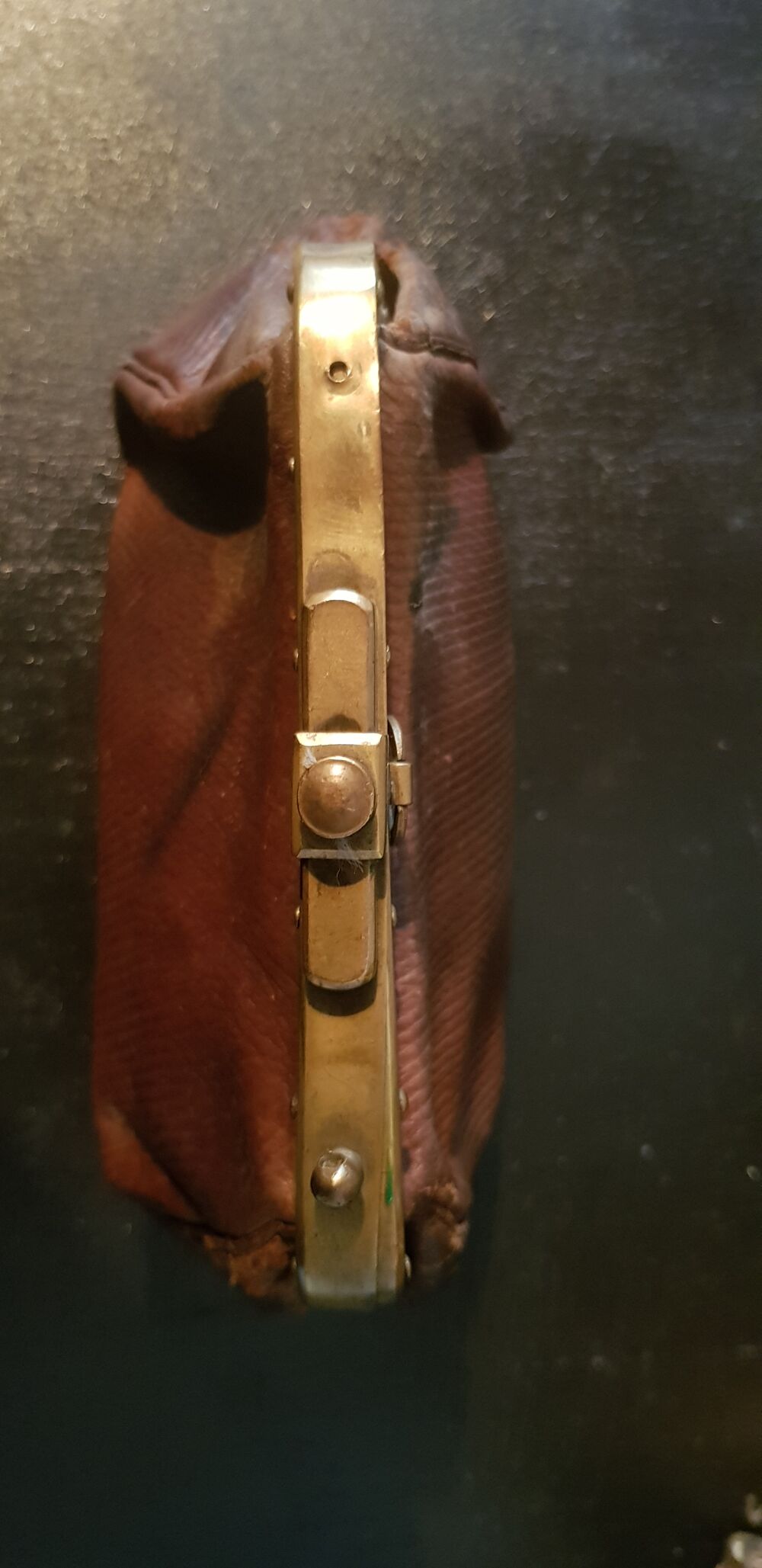 Petite bourse en cuir ancienne Maroquinerie