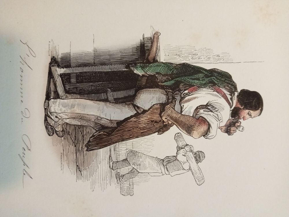 20 GRAVURES ORIGINALES DE 1830 METIERS EN COSTUMES 
