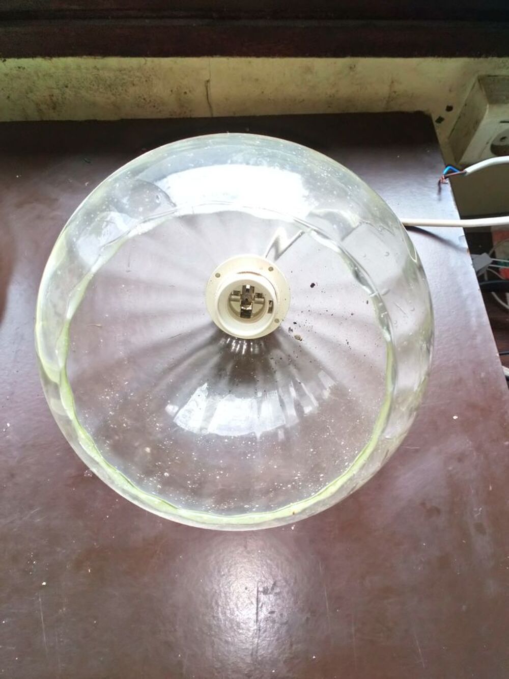 Belle Suspension Lustre Globe Verre Luminaire Meubles