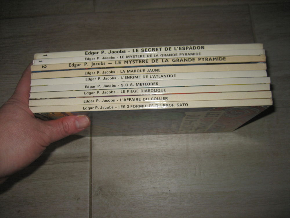 lot 9 bd BLAKE ET MORTIMER vielles &eacute;ditions cot&eacute;s 1969 a 1982 DARGAUD LOMBARD Livres et BD