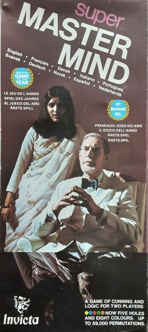 SUPER MASTER MIND (de Invicta 1972) en bon tat jeu  2 17 Pontoise (95)