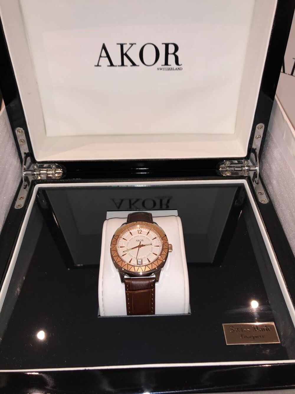 Montre AKOR Rose Gold Sand Pour Femme Bijoux et montres
