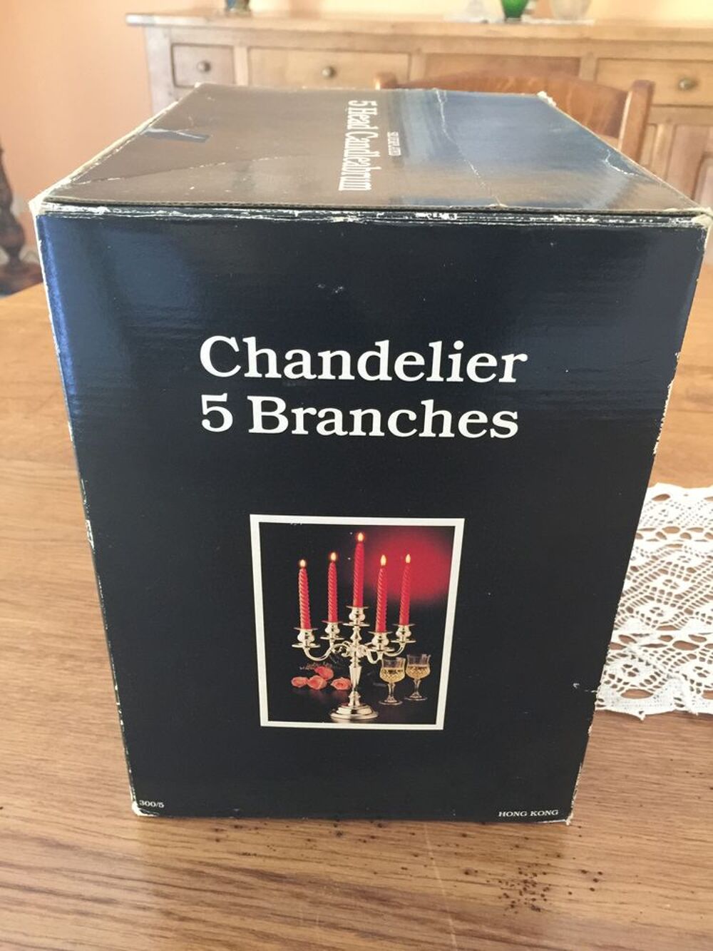 2 Chandeliers 5 branches Décoration