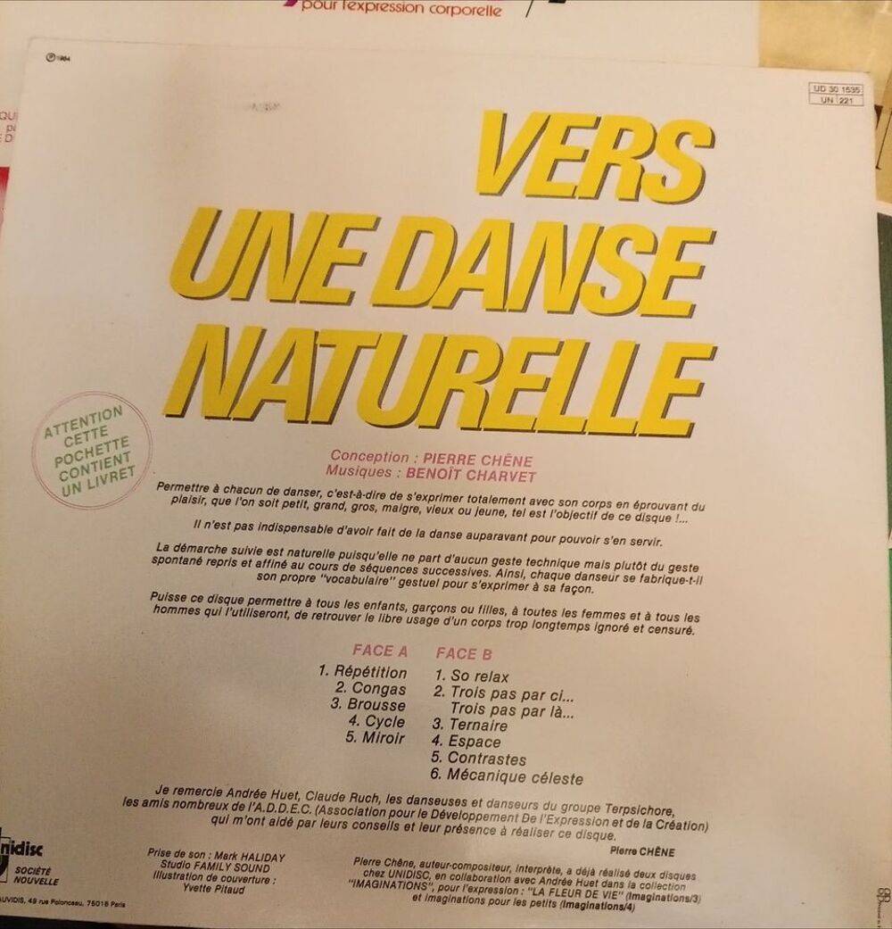 PIERRE CHENE / 2 X DISQUES VYNIL 33 TOURS CD et vinyles