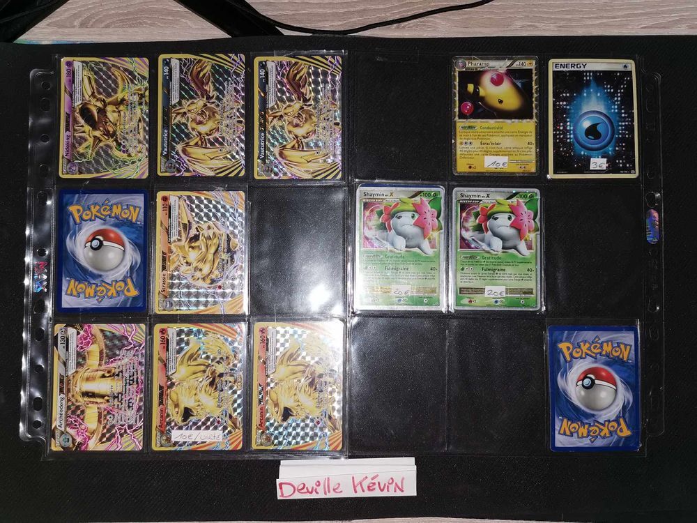 8. Cartes Pok&eacute;mon Ultra Rare L&eacute;gende, Secret, FA, Gold, Ex Jeux / jouets