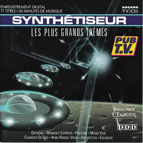 CD  Synthtiseur    Les Plus Grands Thmes     Compilation 5 Antony (92)