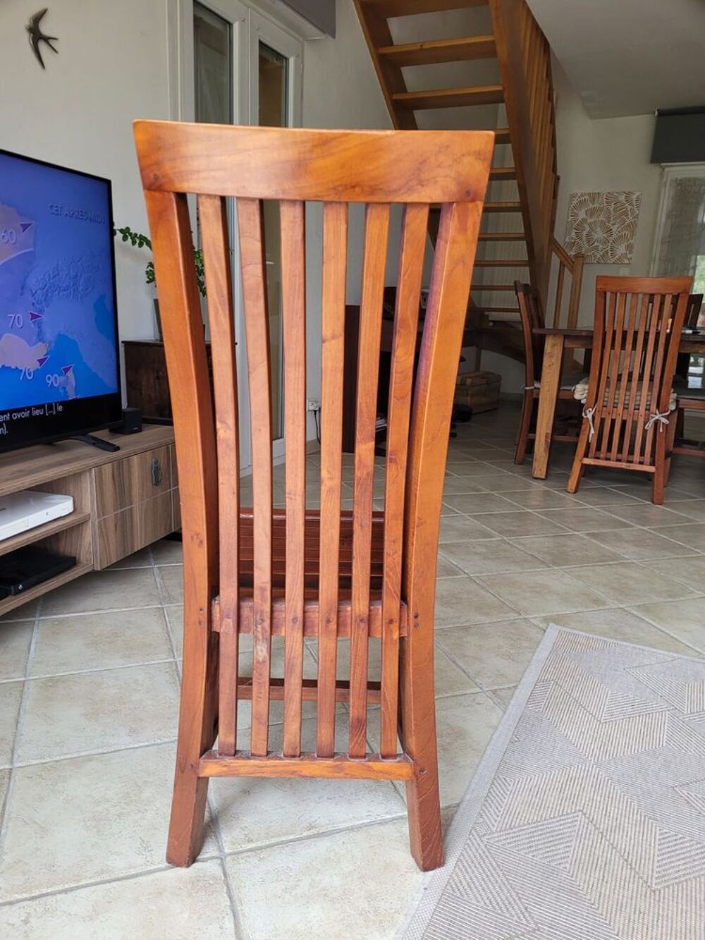 lot 6 chaises bois Meubles