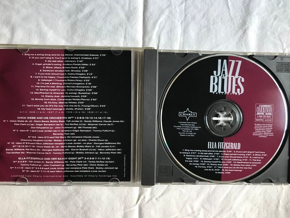 CD Ella Fitzgerald - Jazz &amp; Blues CD et vinyles