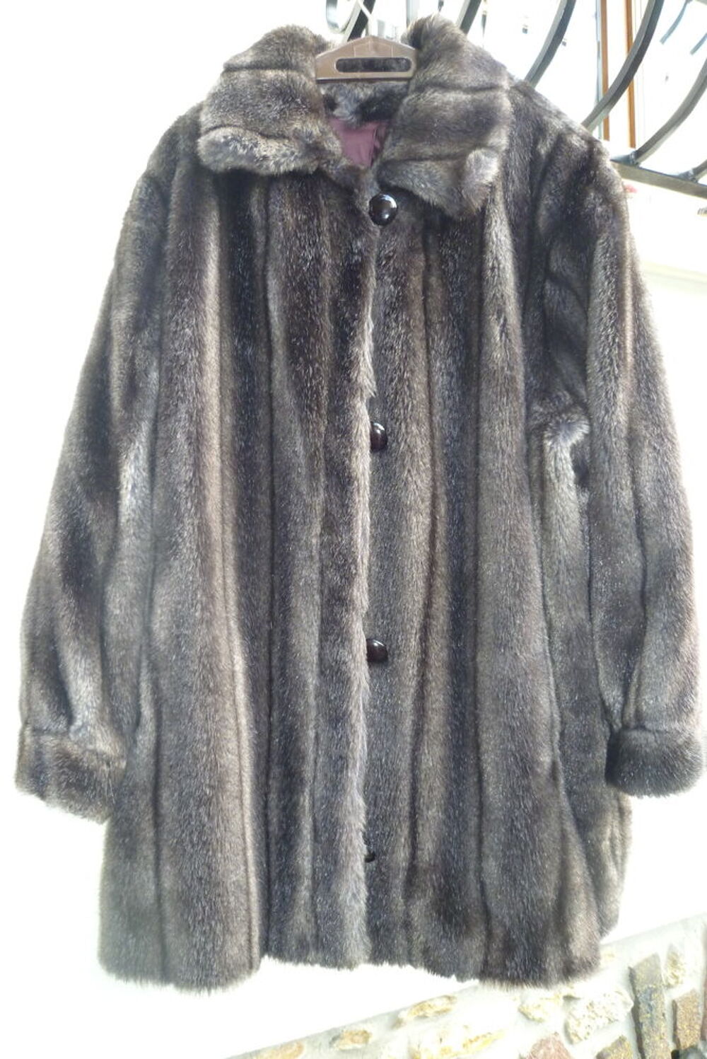 veste 3/4 fourrure imitation vison Vêtements