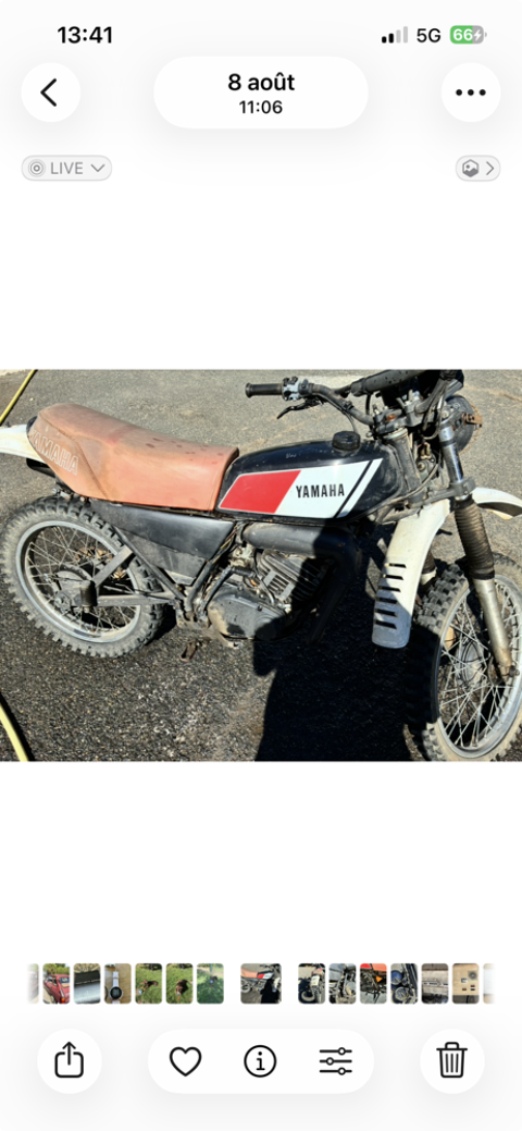 Moto YAMAHA 1982 occasion Civrieux-d'Azergues 69380