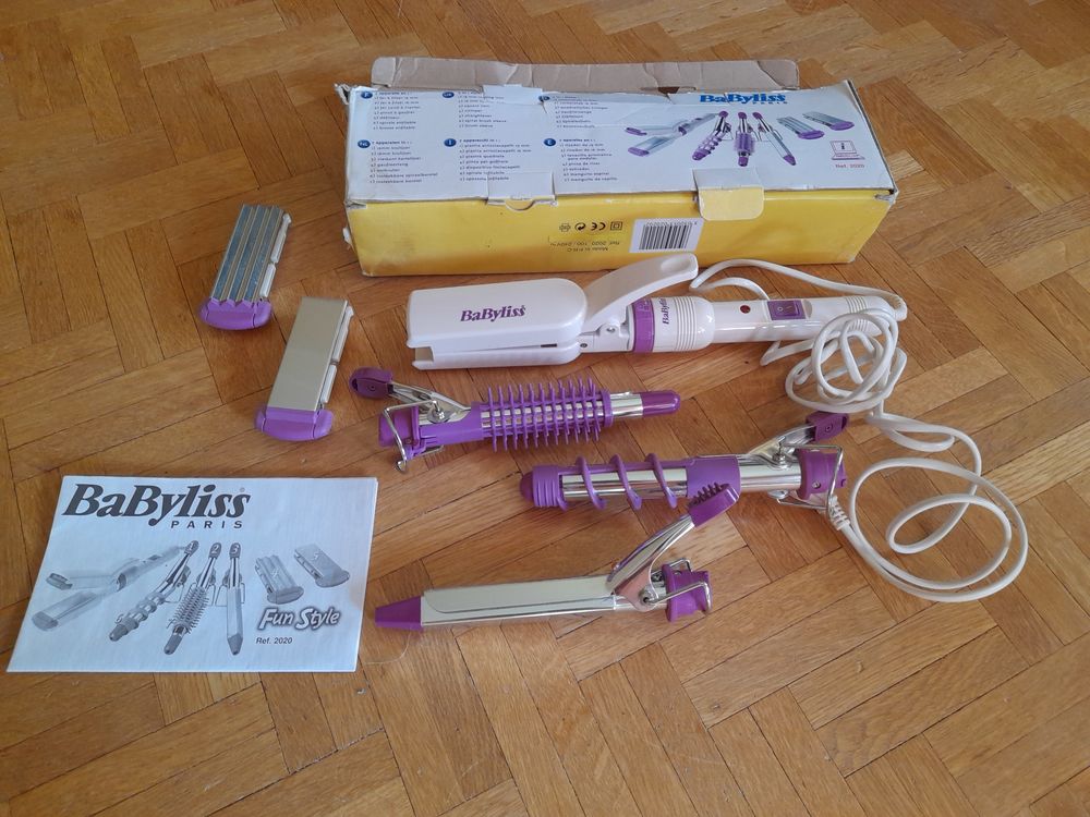 Fer &agrave; friser + accessoires BaByliss Electroménager