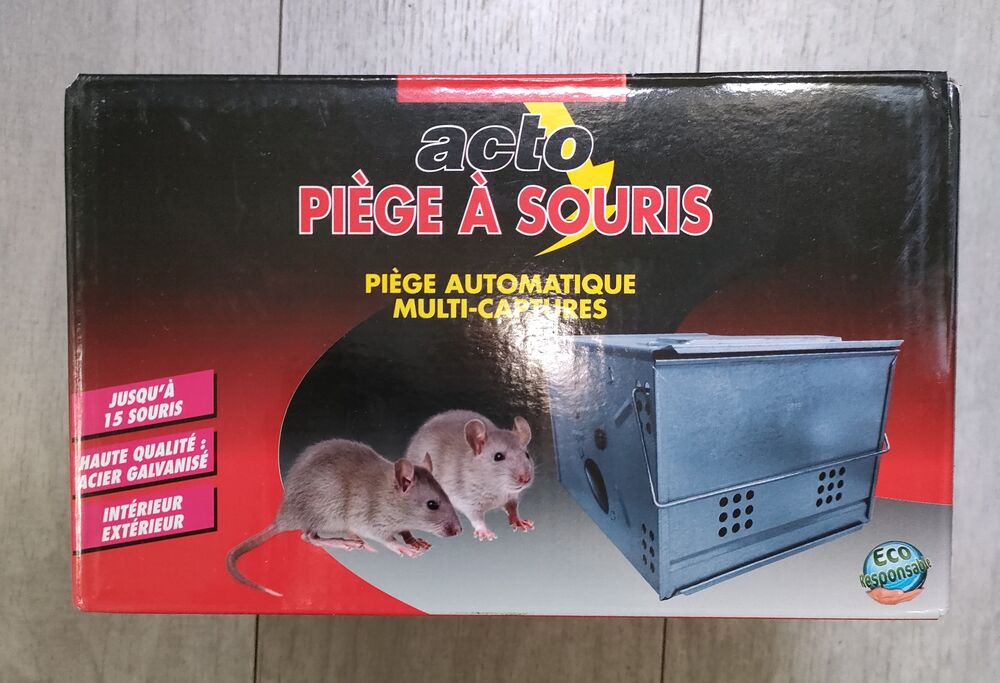 Pi&egrave;ge &agrave; souris automatique sans app&acirc;t et sans poison ACTO Bricolage