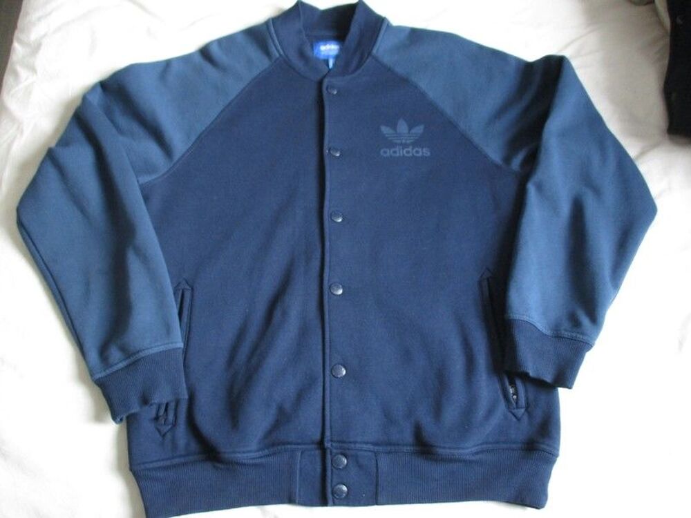 veste adidas bleu marine teddy originals XL baseball 
Vêtements