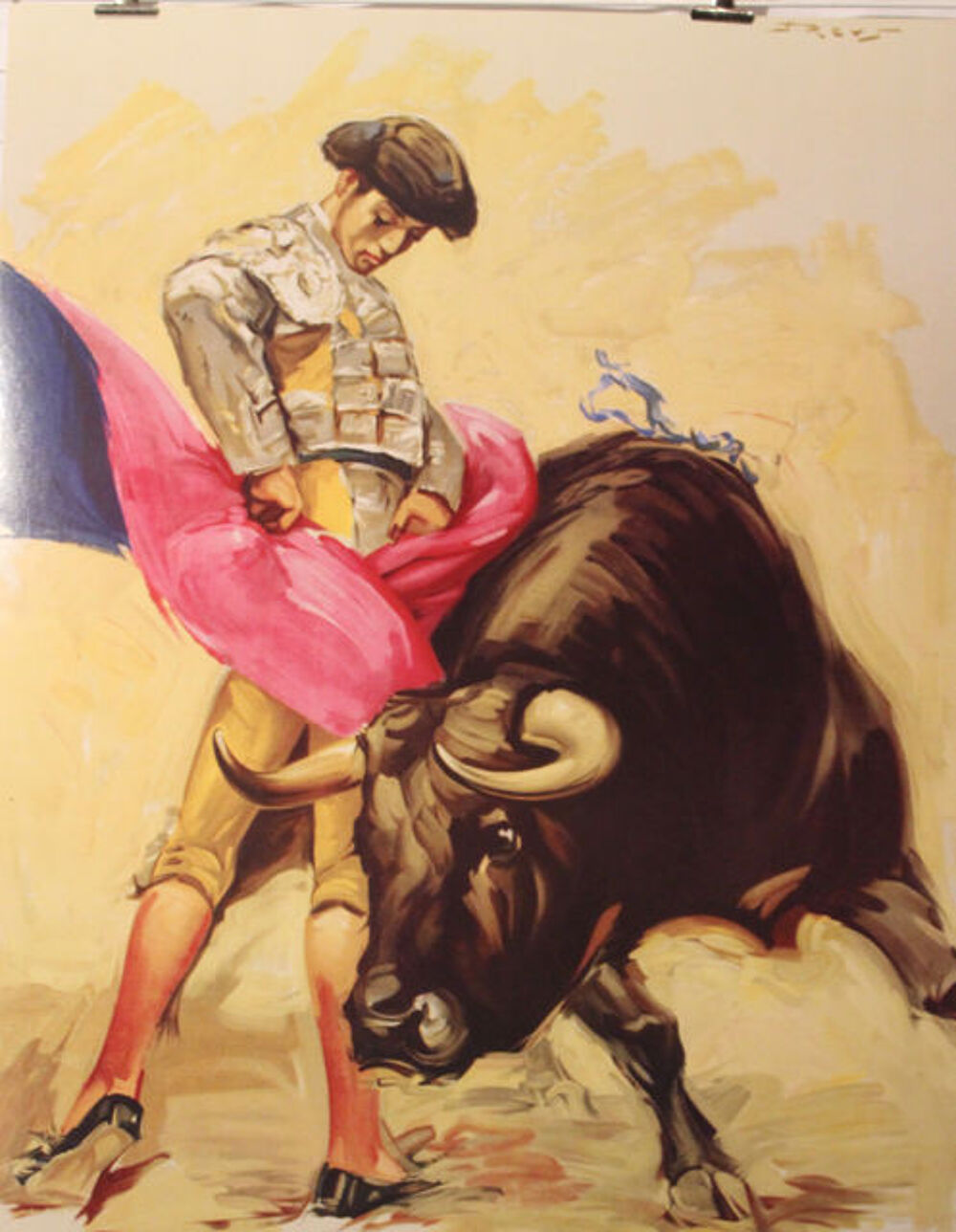 Poster :"FIESTA DE TOROS " Décoration