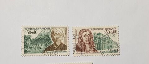 Timbre france Srie personnages clbres 1966 lot 0.16 euro 0 Marseille 9 (13)
