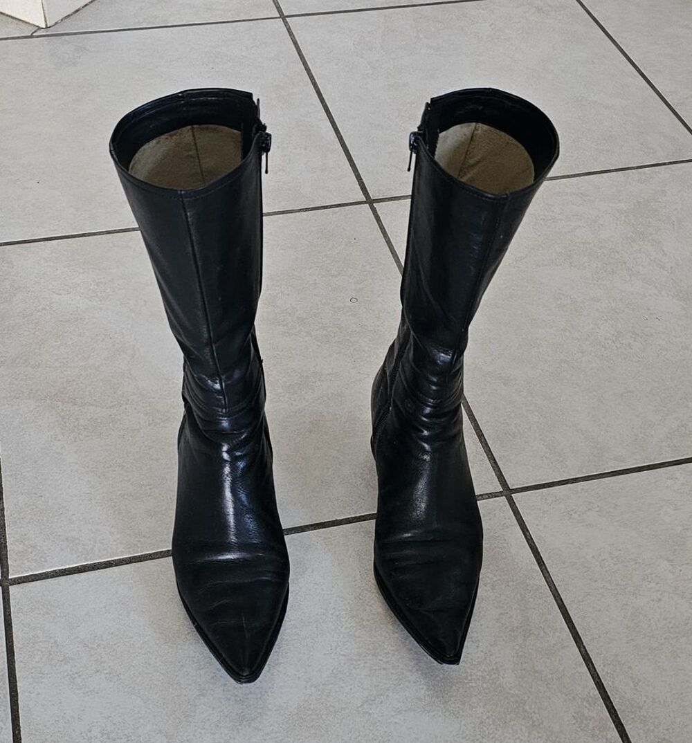 Bottes cuir Chaussures