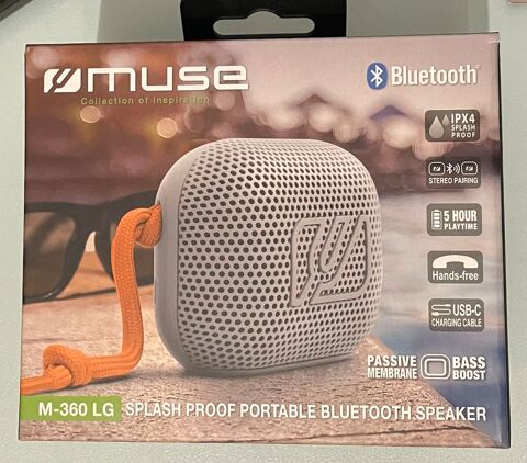 Enceinte portable sans fil Bluetooth Muse M-360 LG Gris 28 Chilly-Mazarin (91)