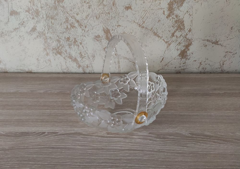 Panier en verre Décoration