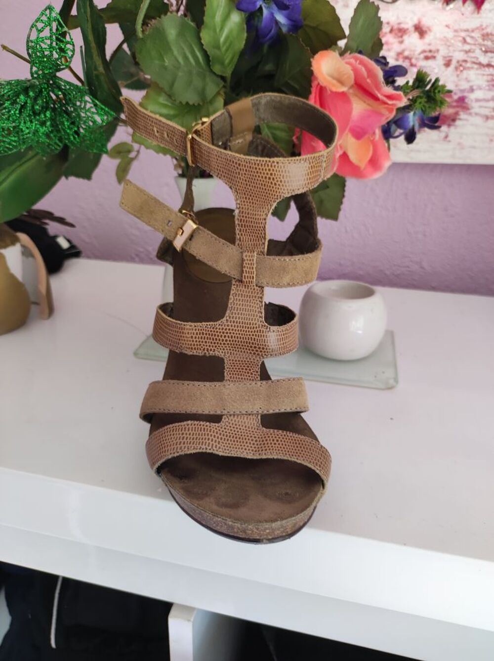 baskets bottine chaussures a talons Chaussures