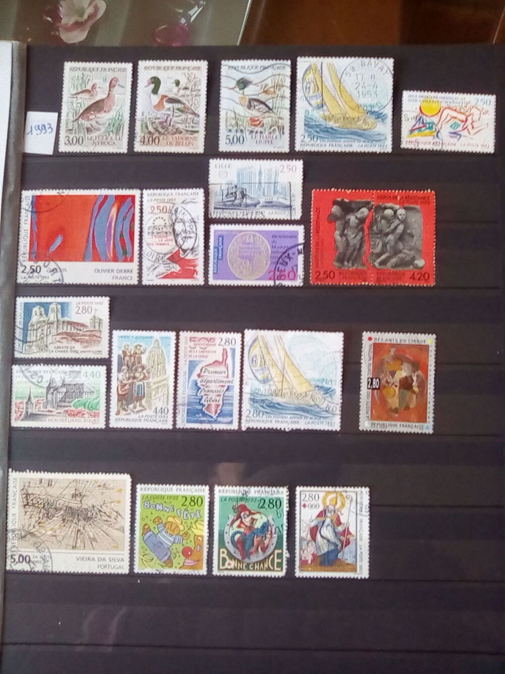 Timbres France 1992 , 1993 