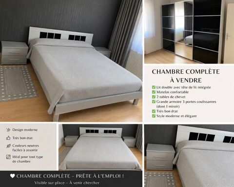 chambre complète moderne 550 Metz (57)
